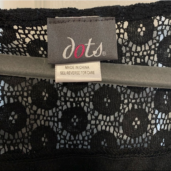 Black Peplum Dress Size 1X - Picture 4 of 6